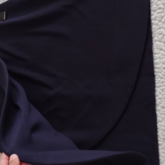 NWT Misook XL Blue Pleated Stretch Waist Tulip Petal Skirt - Picture 10 of 15